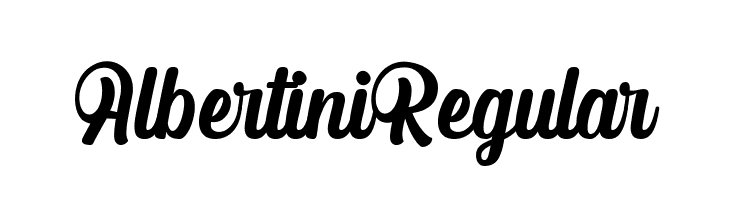 Albertini Regular  नि: शुल्क फ़ॉन्ट्स डाउनलोड