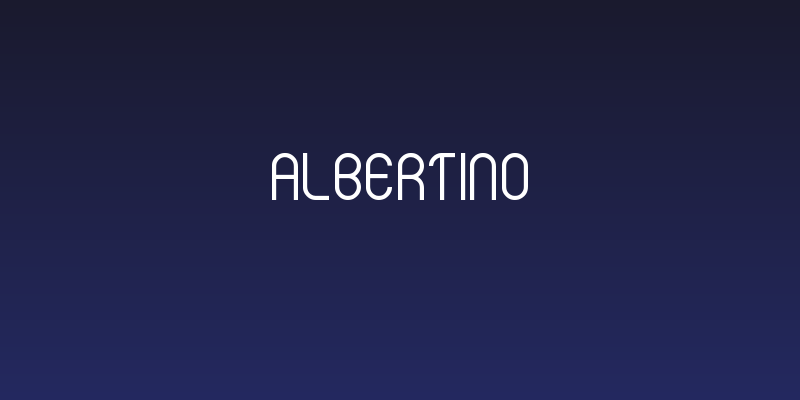 Albertino Social Header