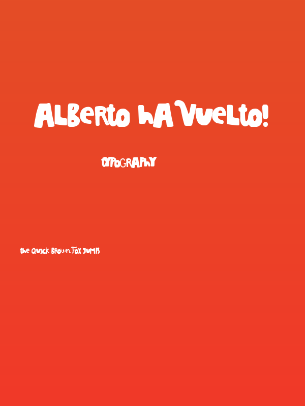 Alberto ha Vuelto! Poster