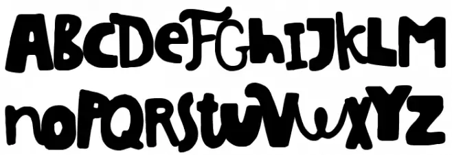 Alberto ha Vuelto! خط أحرف صغيرة