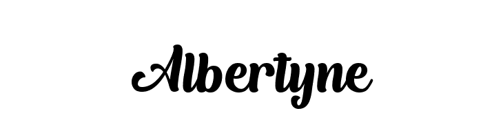 Albertyne  フリーフォントのダウンロード