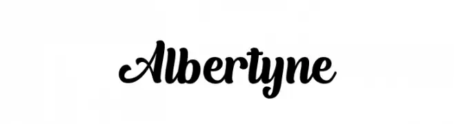 Albertyne  Скачать бесплатные шрифты