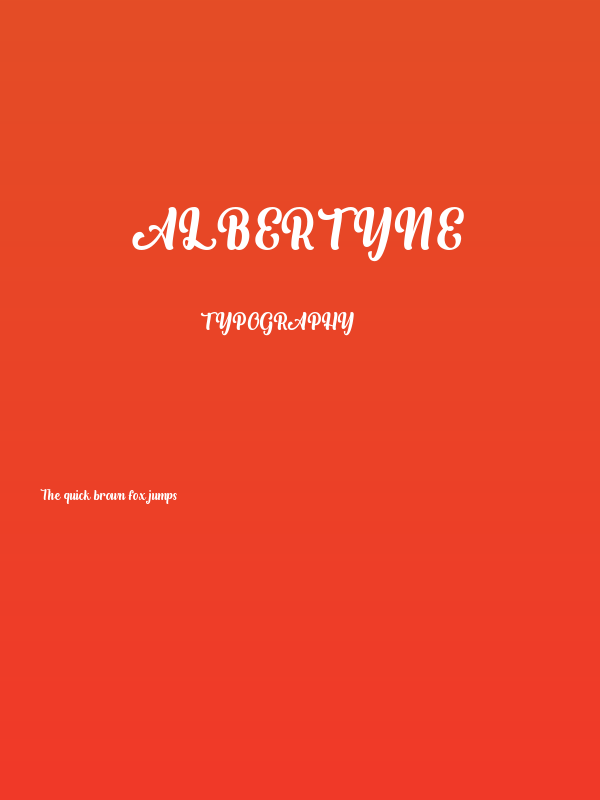 Albertyne Poster
