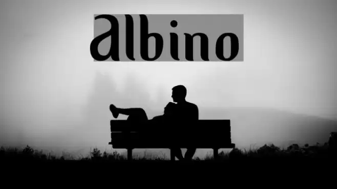 Albino Font examples