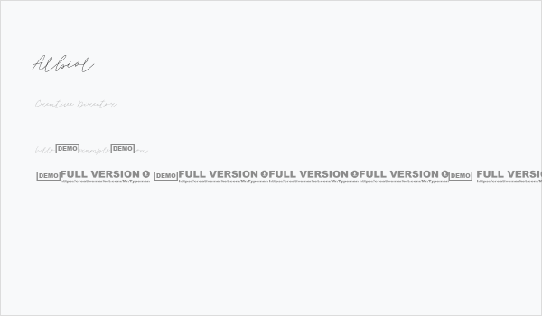 Albiol Business Card