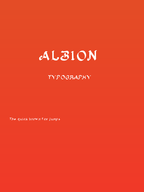 Albion Poster