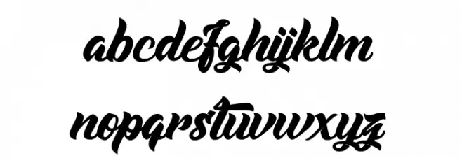 Albondigas फ़ॉन्ट लोअरकेस