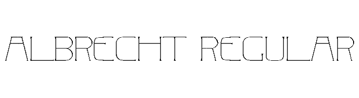 Albrecht Regular  Descarca Fonturi Gratis
