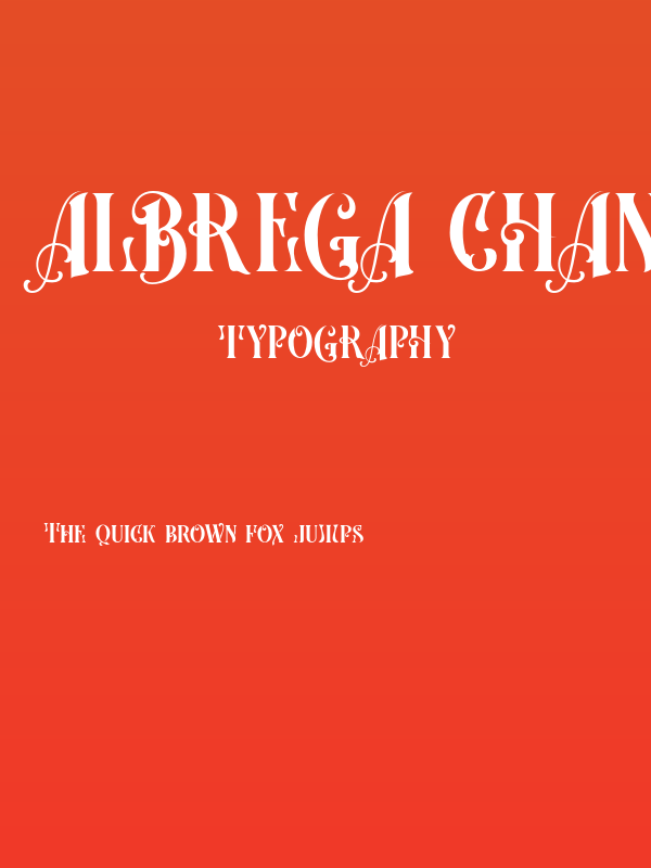 Albrega Changes Regular Poster