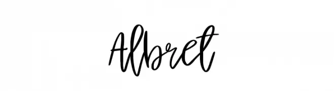 Albret  नि: शुल्क फ़ॉन्ट्स डाउनलोड