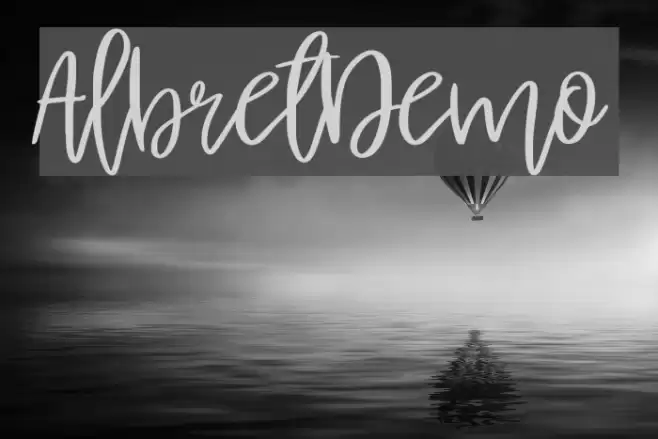 AlbretDemo Font examples