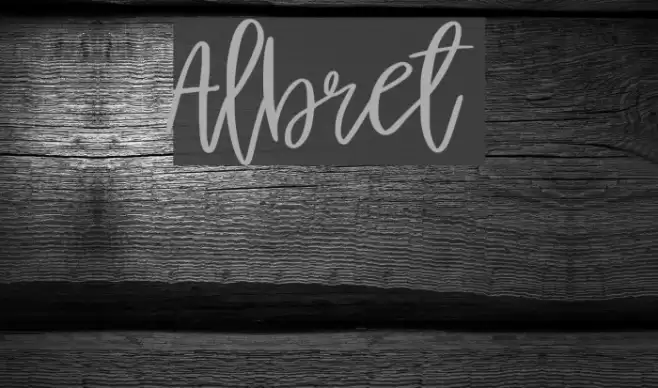 Albret Font examples