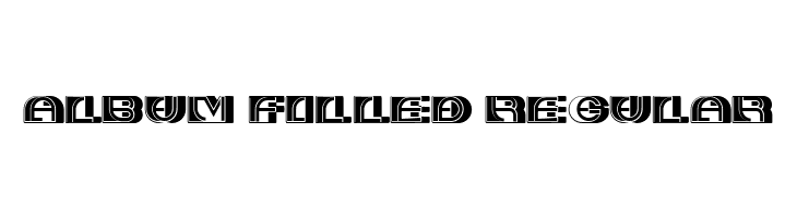 Album Filled Regular  Frei Schriftart Herunterladen