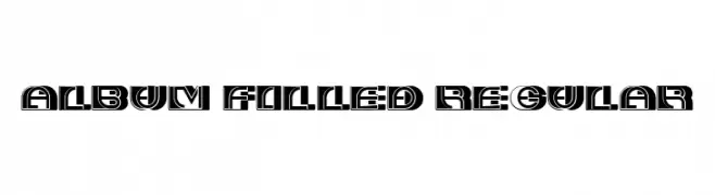 Album Filled Regular  Frei Schriftart Herunterladen