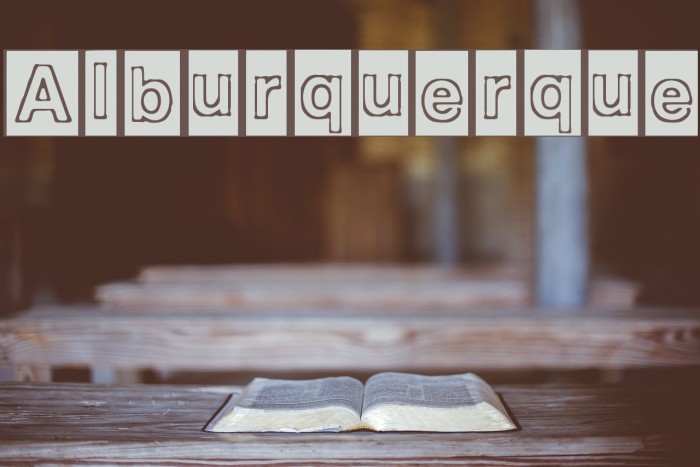 Alburquerque Font examples