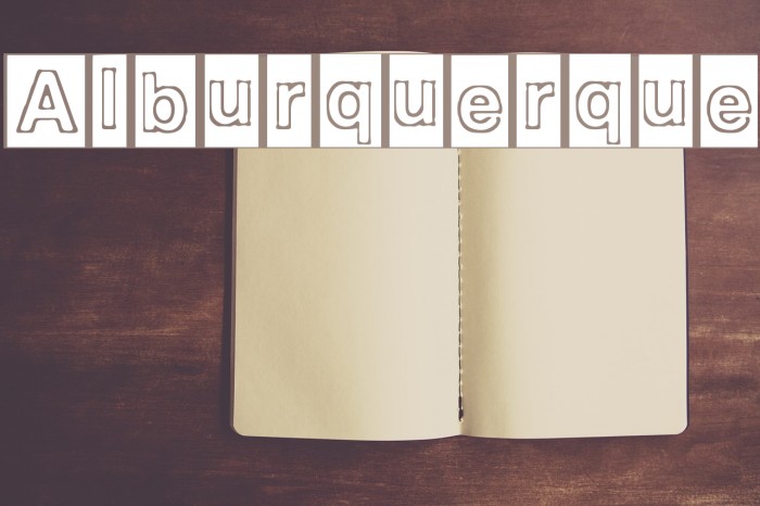 Alburquerque Font examples