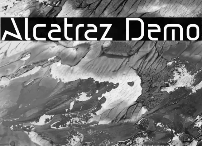 Alcatraz Demo Font examples
