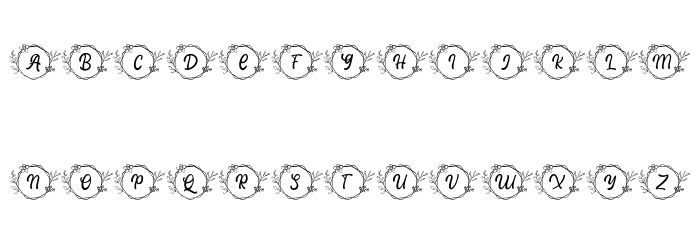 Alche Monogram Regular Font LOWERCASE