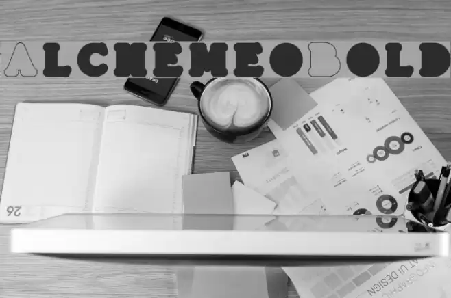AlchemeoBold Font examples