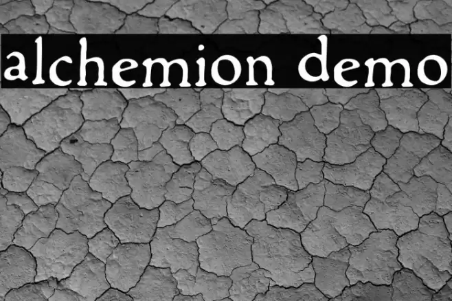 Alchemion Demo Font examples