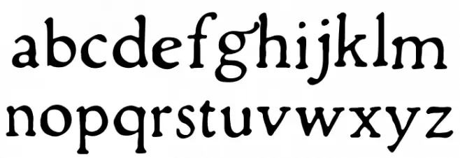 Alchemion Demo 字体 小写
