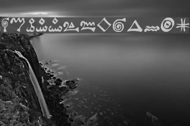 Alchemist Symbols Font examples