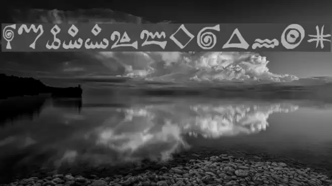 Alchemist Symbols Font examples