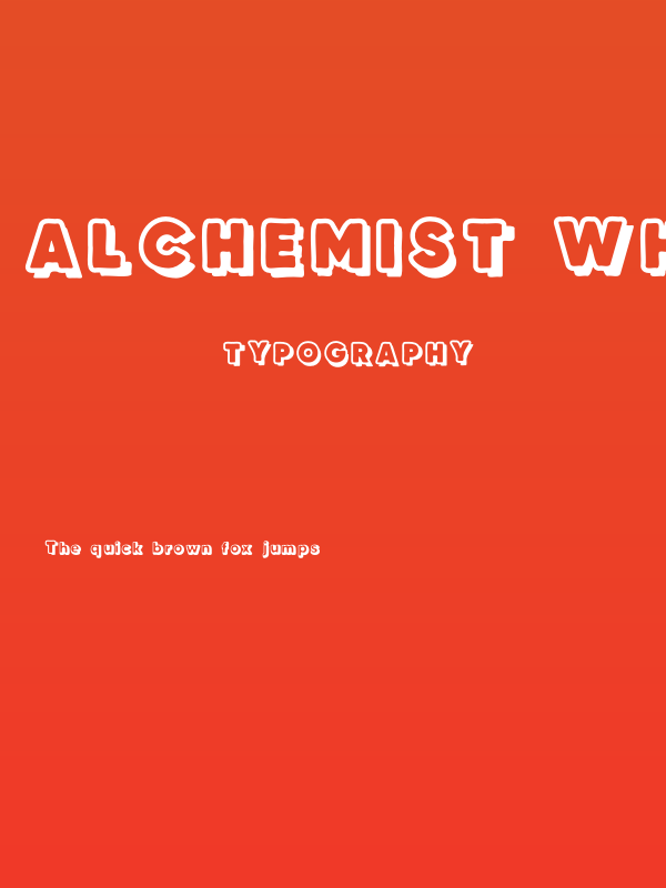 Alchemist Whiteboard Drop Shadow Poster