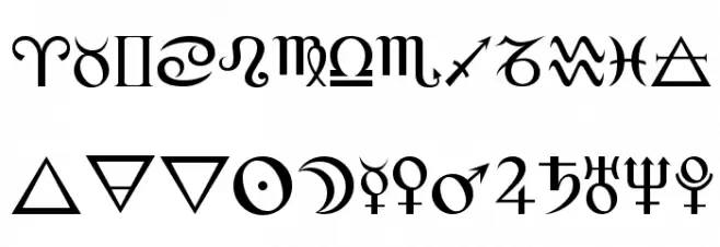 Alchemy फ़ॉन्ट अपरकेस