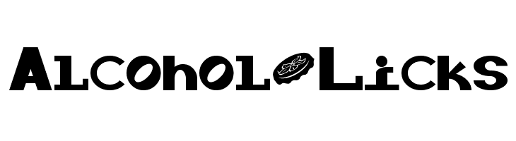 Alcohol-Licks  font caratteri gratis