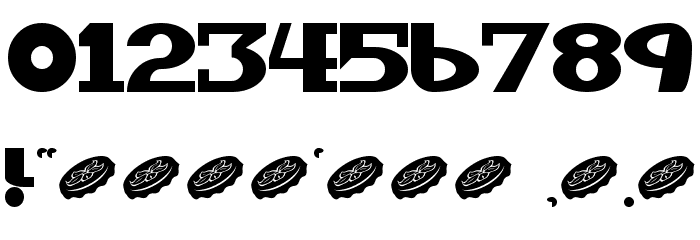 Alcohol-Licks Font OTHER CHARS