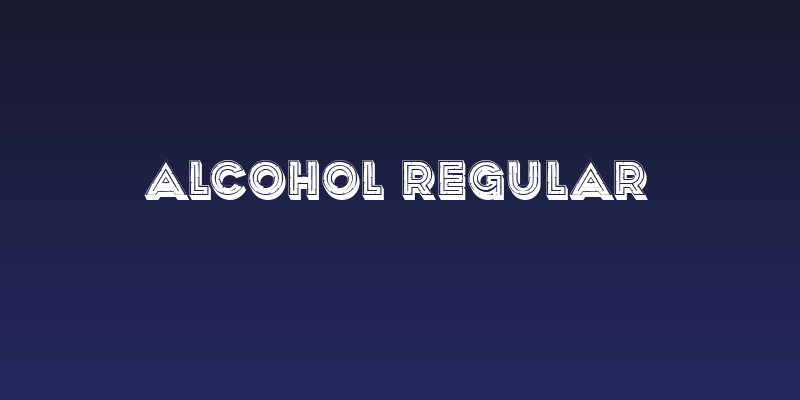 Alcohol Regular Social Header