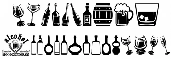 Alcohol Font OTHER CHARS