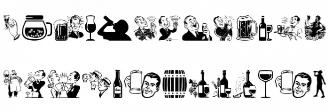 Alcohol 字体 大写