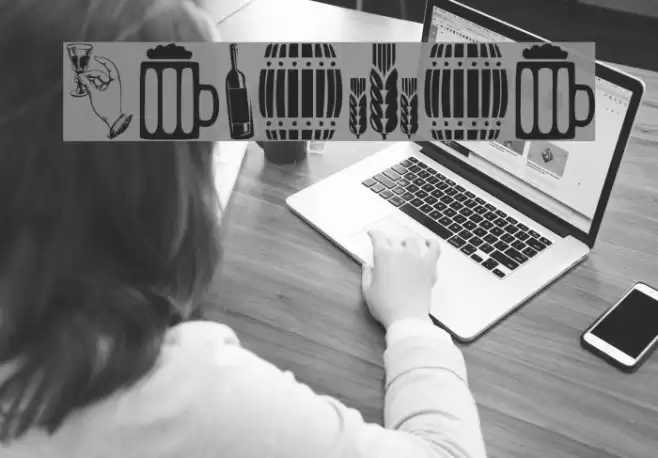 Alcohol Font examples