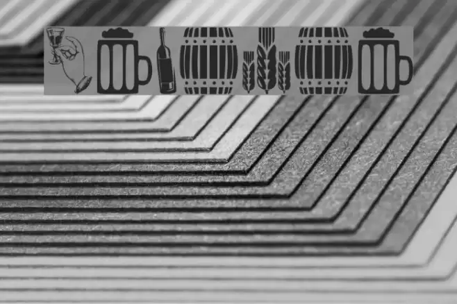 Alcohol Font examples