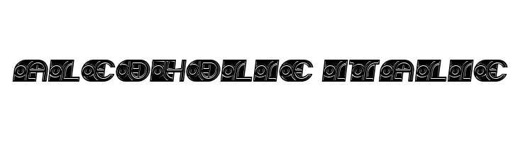 Alcoholic Italic  नि: शुल्क फ़ॉन्ट्स डाउनलोड