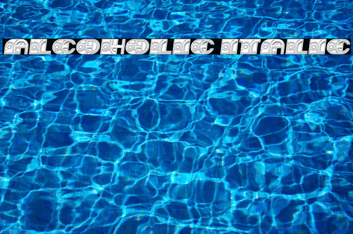 Alcoholic Italic Font examples