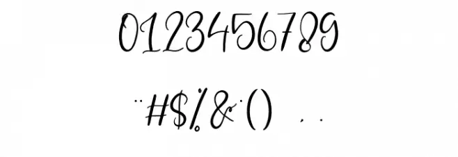 Alcott Galliana Font OTHER CHARS