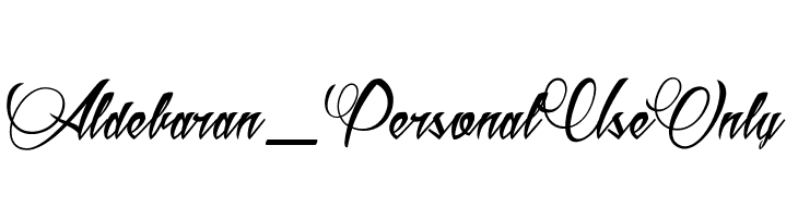 Aldebaran_PersonalUseOnly  Скачать бесплатные шрифты