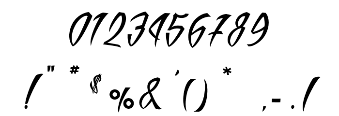 Aldebaran_PersonalUseOnly Font OTHER CHARS
