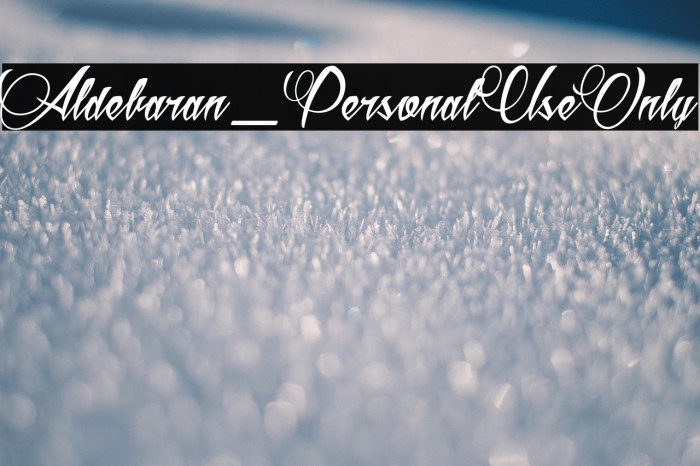 Aldebaran_PersonalUseOnly Example 1