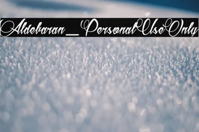 Aldebaran_PersonalUseOnly Example 1