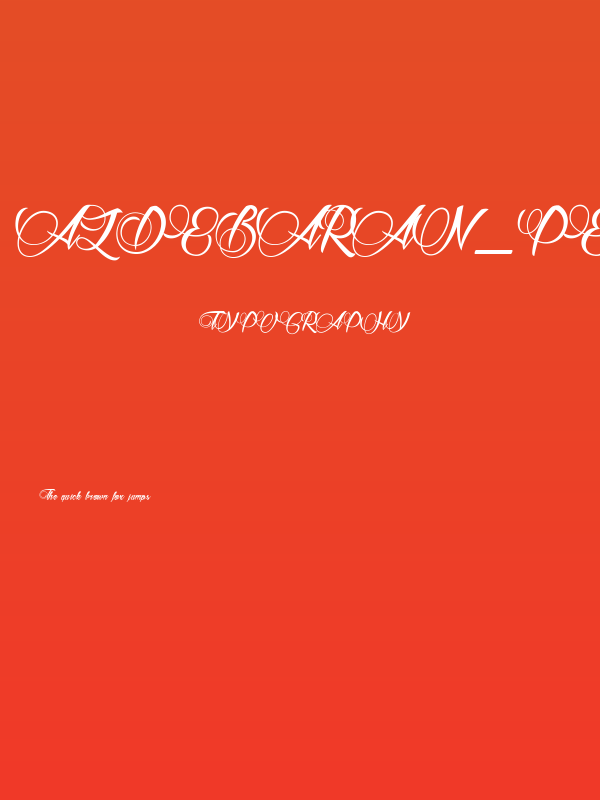 Aldebaran_PersonalUseOnly Poster