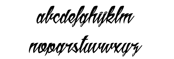 Aldebaran Font LOWERCASE