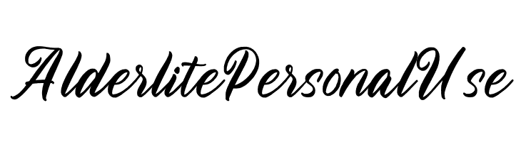 Alderlite Personal Use  لخطوط تنزيل