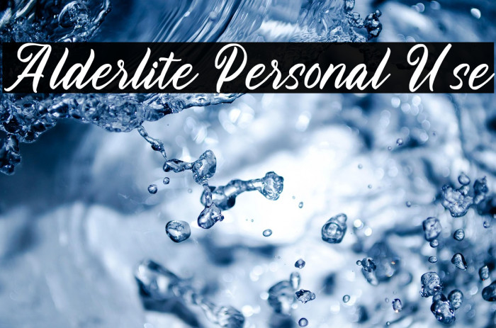 Alderlite Personal Use Example 3