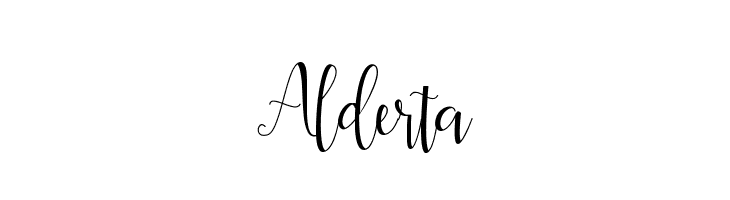 Alderta  Descarca Fonturi Gratis