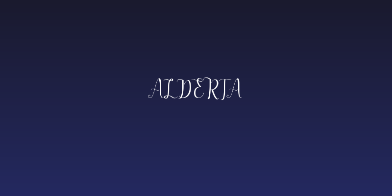 Alderta Social Header