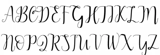 Alderta Schriftart Groß